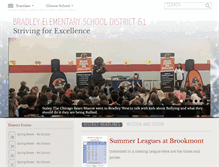 Tablet Screenshot of bradleyschools.com